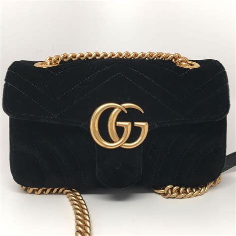 gucci marmont velvet mini vs leather|Gucci Marmont handbags review.